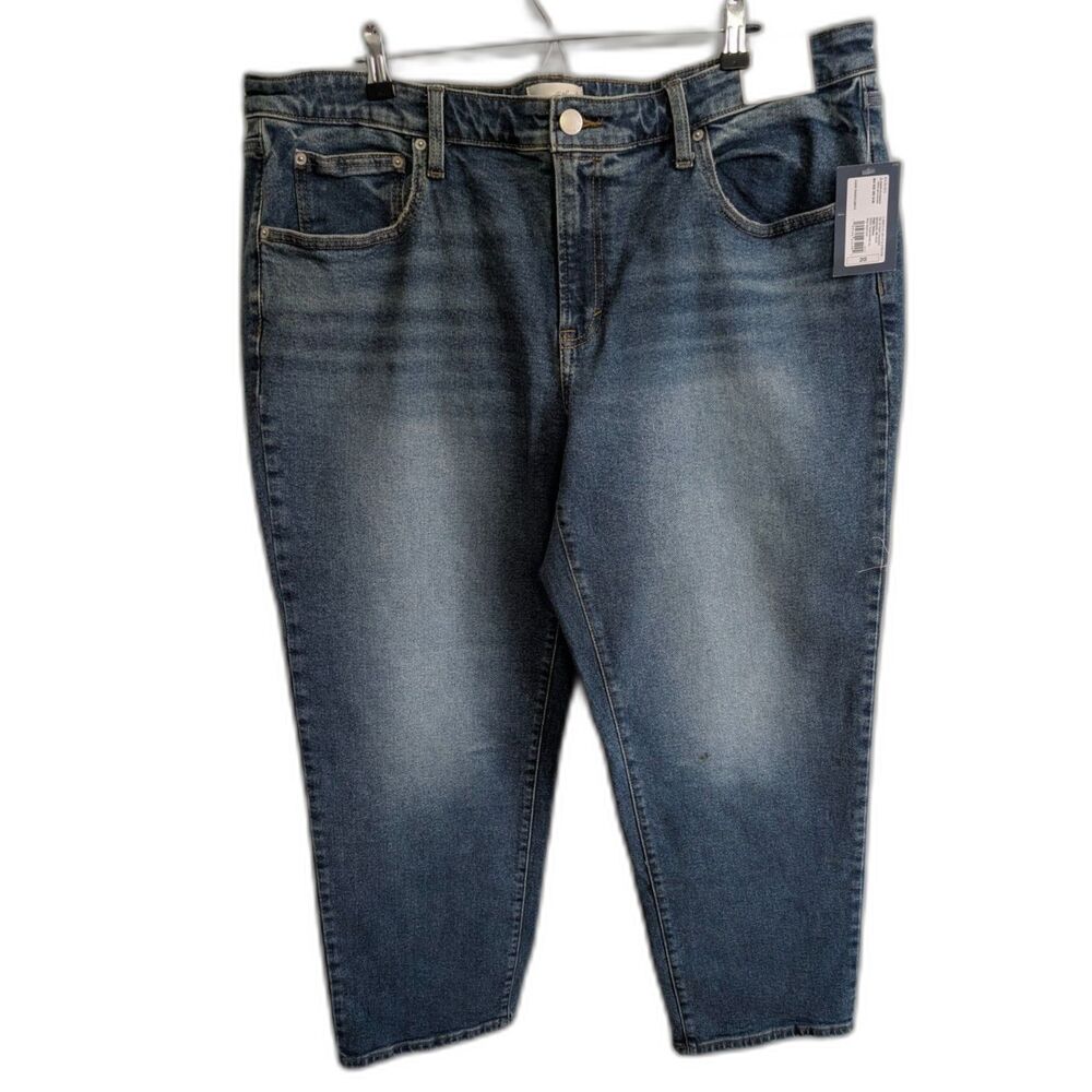 Universal Thread 80's Slim Mid-Rise Jeans Dark Wash Size 20R NWT